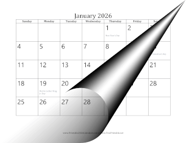 2026 Calendar